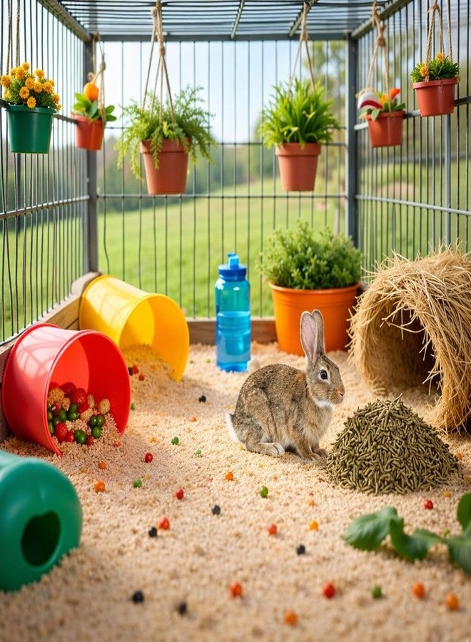 PMK 250g Rabbit Food Pellet Highly Nutritious Diet Suitable for All Type Rabbit & Hamsters (Pack of 1) - Image 3